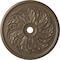 Ekena Millwork Sellek Ceiling Medallion (Fits Canopies up to 9"), Hand-Painted Warm Silver, 42 1/8"OD x 1 7/8"P CM42SKWSS - alternate 1